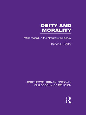 cover image of Deity and Morality